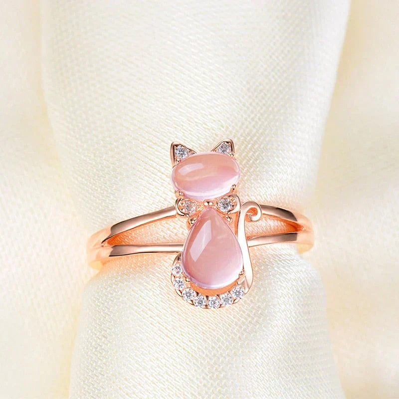 Cat Ring in Rose Gold | Rose Gold
