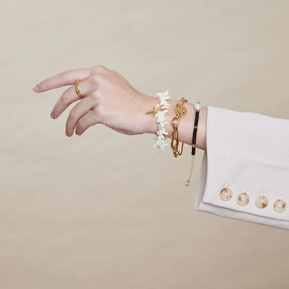 Link™ | Gold T-Bar Bracelet