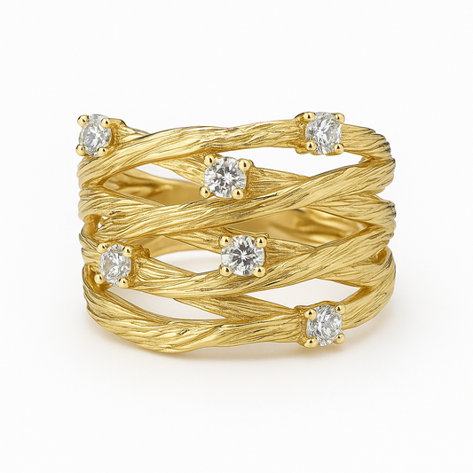Vintage™ | Women's Gold Crystal Ring