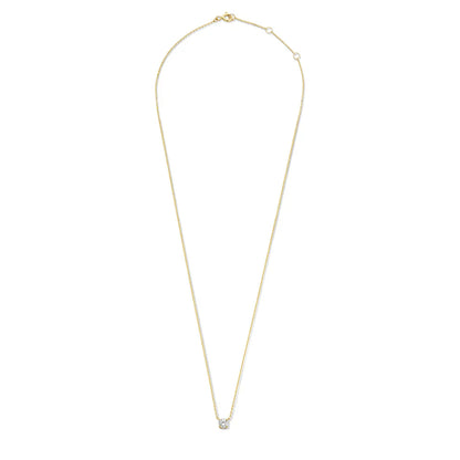 Clea™ | Gold Moissanite Stone Necklace