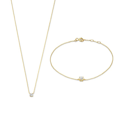 Cléa Moissanite Stone Set | Gold